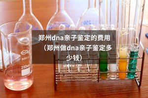 郑州dna亲子鉴定的费用（郑州做dna亲子鉴定多少钱）